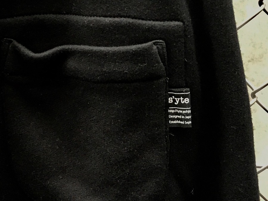 サルエルパンツ スウェット　s'yte by Yohji Yamamoto s'yte/サイト】サルエルスウェットパンツ入荷[2019.07.10発行]｜トレ