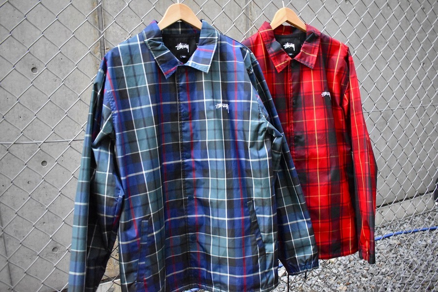 STUSSY/ステューシー】よりコーチジャケット大量入荷[2019.10.02発行