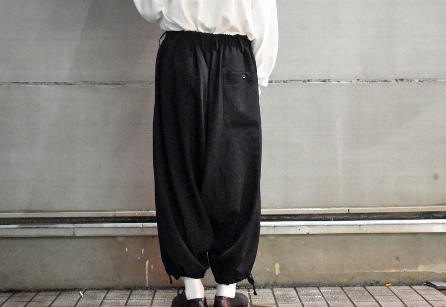 YOHJI YAMAMOTO/ヨウジヤマモト】19SSサルエルパンツ入荷[2019.10.17発行]