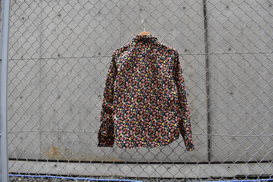 美品 10年製 トリココムデギャルソン リネン 総柄 花柄 デザイン シャツ S tricot COMME des GARCONS/トリコ コム デ ギャルソン】総柄シャツ