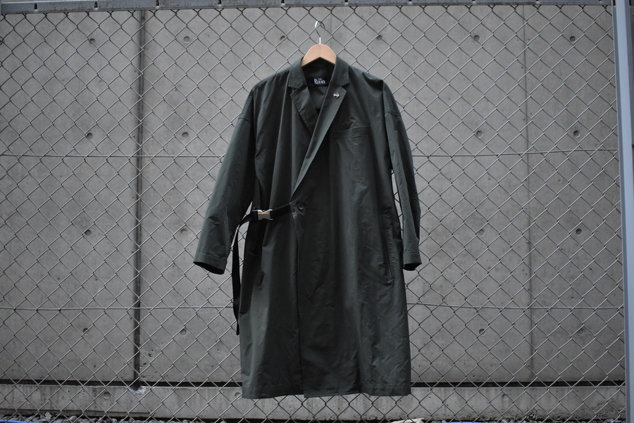 THE RERACS/ザ リラクス】LOOSE CHESTERFIELD COAT 入荷[2020.08.26発行]