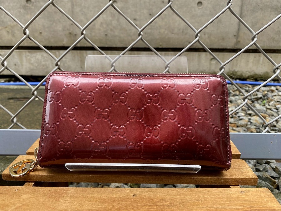 良品　GUCCI インプリメ　ラウンドファスナー　ボルドー　長財布 GUCCI/グッチ】ラウンドファスナー長財布入荷｜ブランド品・古着の販売