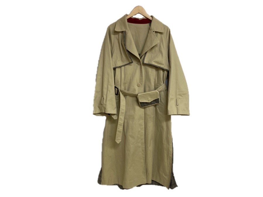 Ameri リバーシブルトレンチコート