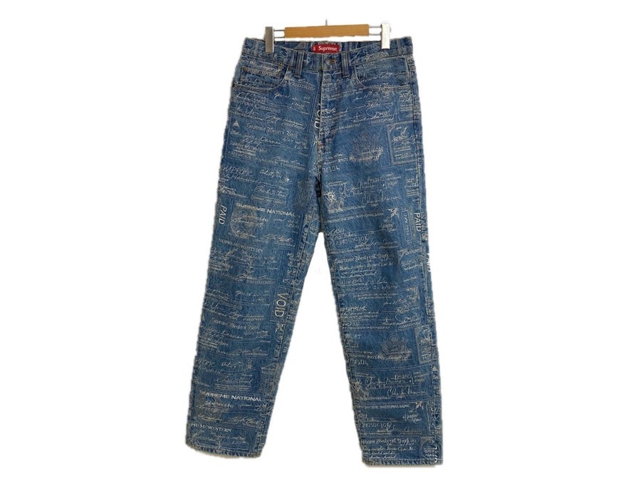 人気ブランド【SUPREME/シュプリーム】20SS Checks Embroidered Jean 