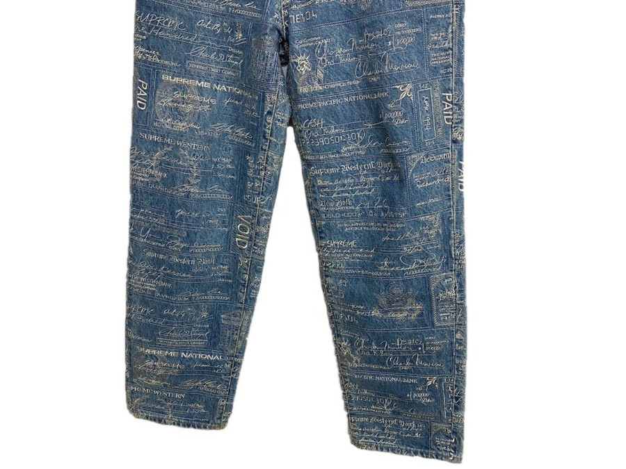 人気ブランド【SUPREME/シュプリーム】20SS Checks Embroidered Jean
