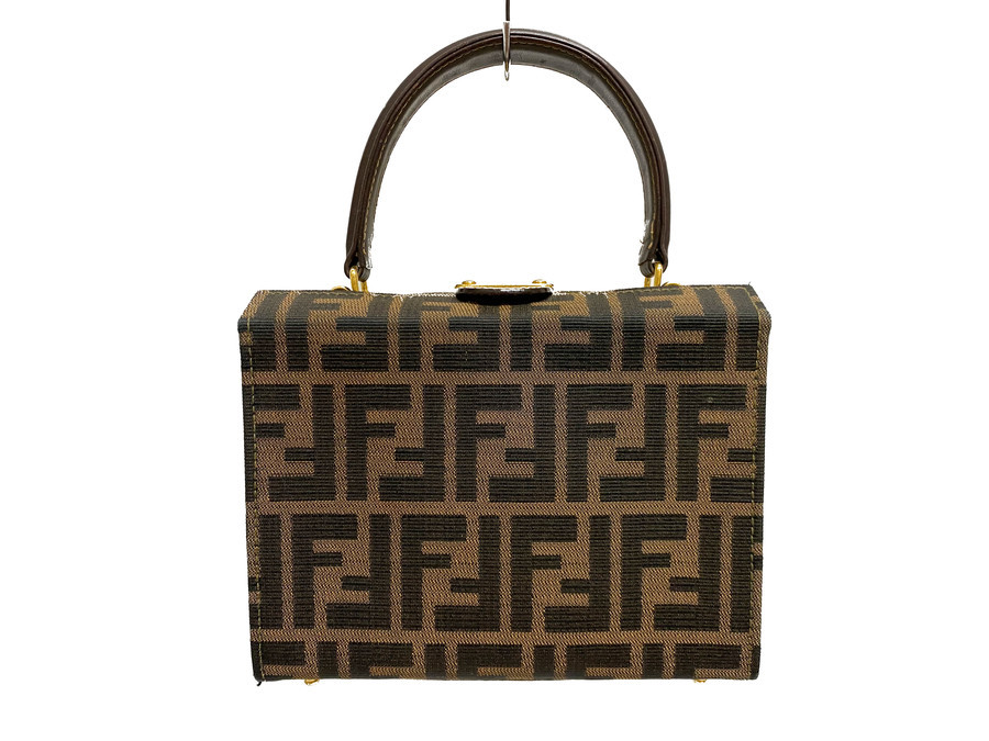 FENDI フェンディ　バニティバッグ　ズッカ柄 FENDI フェンディ ズッカ柄 バニティバッグ – VINTAGE SELECT