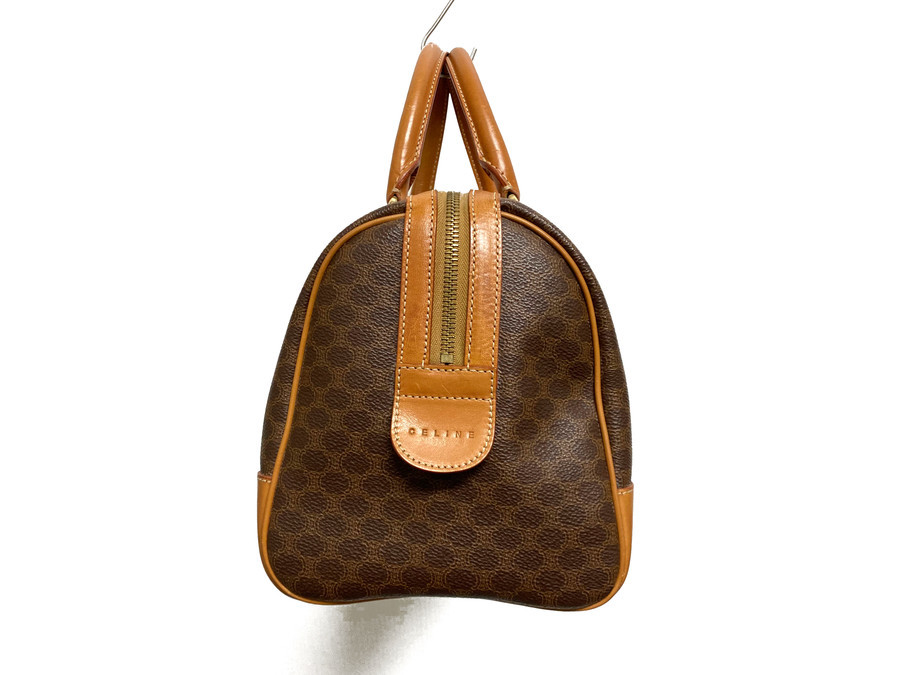 VINTAGE CELINE/セリーヌ】マカダム ボストンバッグ 30