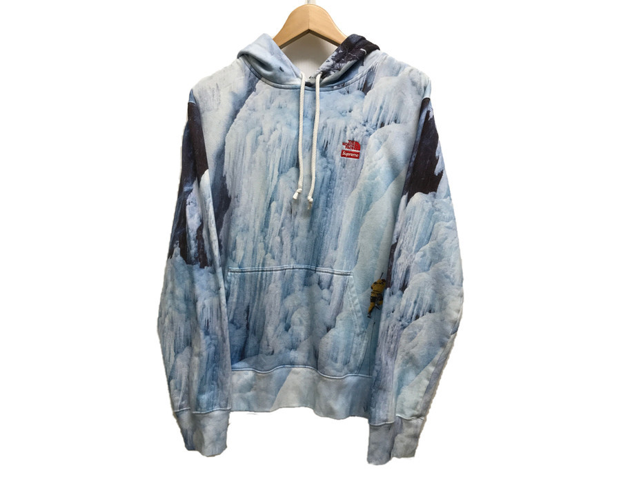 21SS Supreme×The North Face Ice Climb Hooded Sweatshirt Supreme The North Face Ice Climb Hooded Sweatshirt (SS21) - $158