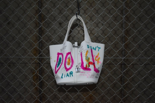 guernika/ゲルニカ】ハンドペイントバッグ CUBE BAG[2020.12.17発行]