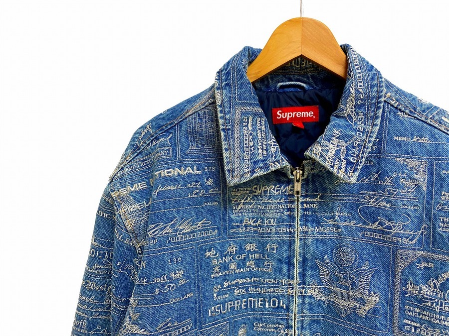 人気ブランド【Supreme/シュプリーム】20SS Checks Embroidered Denim ...