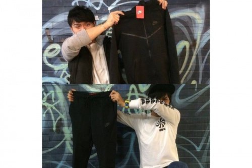 メンズのテックフリース