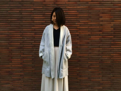 コーディガンのガウンコート