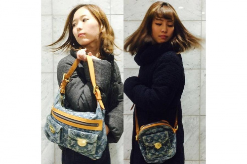 ルイヴィトンのモノグラムデニム