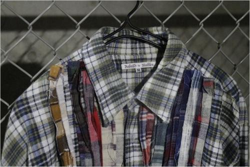 リビルド　バイ　ニードルスのネルシャツ