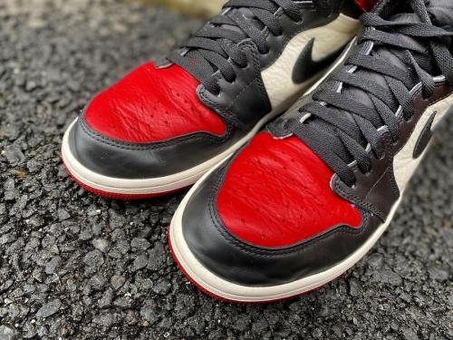 AIR JORDAN1のBRED TOE