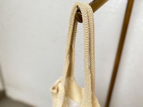 シアーニットのトートバッグ