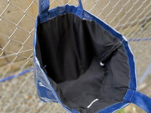 VINIL DENIM BAGのPVCバッグ