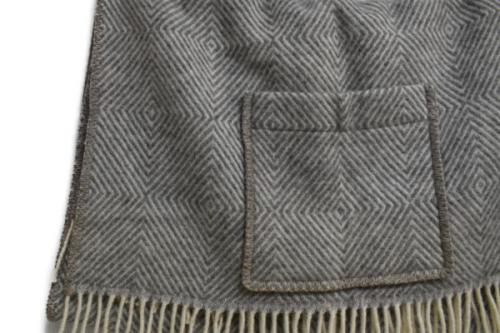 ポケット付きショールのマフラー