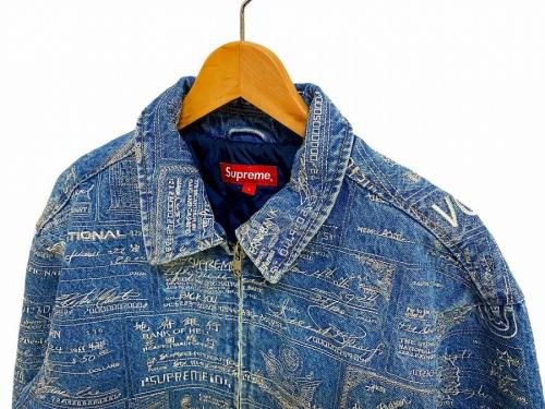 Checks Embroidered Denim Jacketの20SS