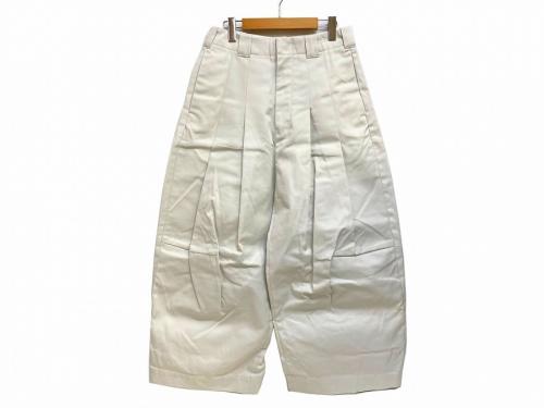 HIGH DENSITY TWILL BAGGY PANTSの20SS
