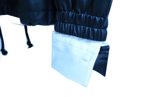 20AW SYNTHETIC LEATHER COACH JACKETのレザージャケット