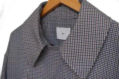 WOOL/POLY HIGH DENSITY MAXI COATの20SS