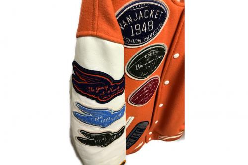 スタジャンのワッペン