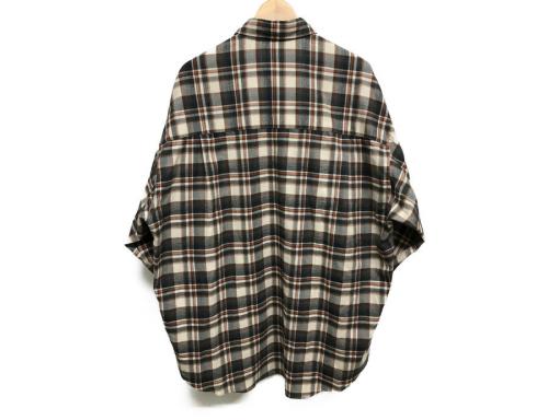 トーマス メイソン × グラフペーパーのCheck Oversized Regular Collar Shirt