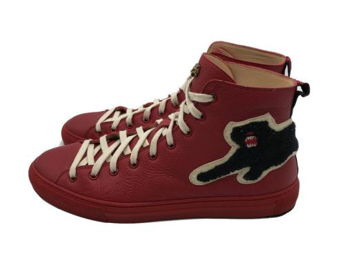 パンサーレザーハイカットスニーカーのメンズ