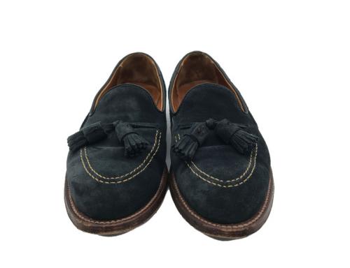 オールデンのスエードローファー