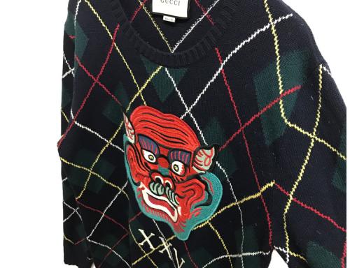 Argyle Wool Sweaterの18SS