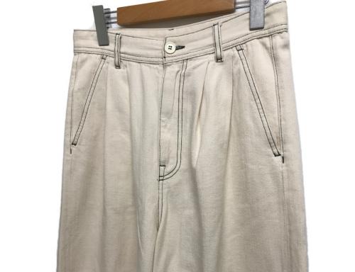 カットオフデニムパンツのレディース