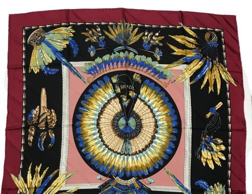 エルメスのカレ90 シルクスカーフ