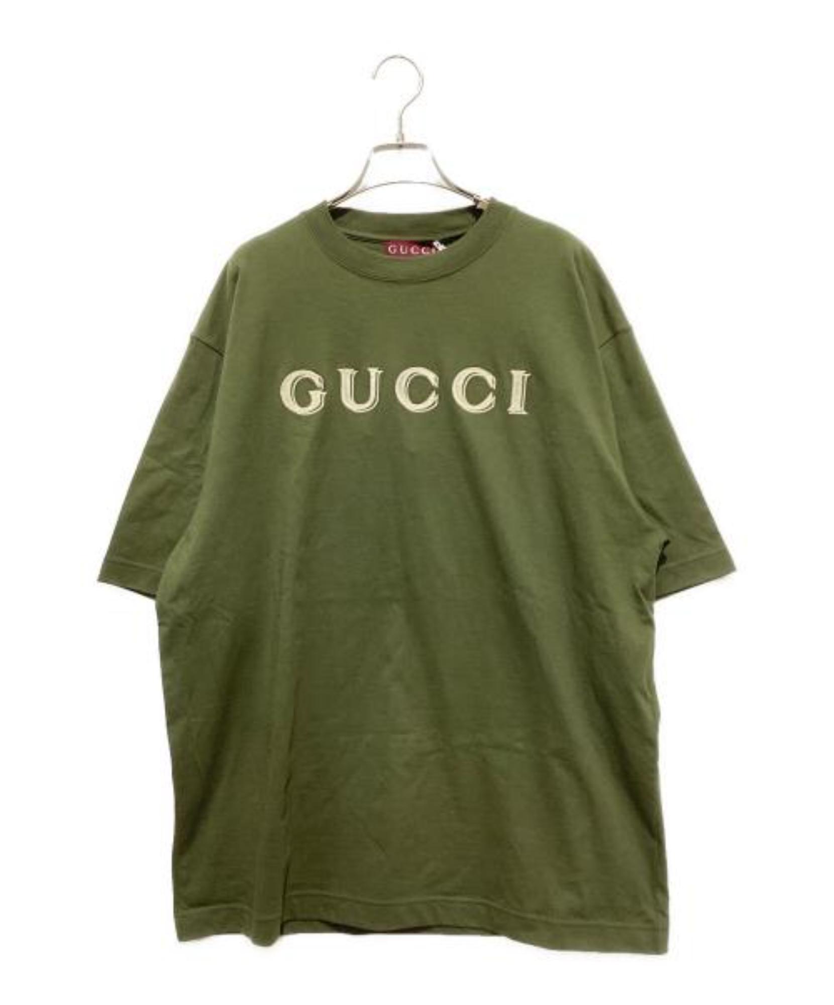 GUCCI GGエンブロイダリー チュール Tシャツ GUCCI / グッチ】エンブロイダリー付き コットンジャージー Tシャツ