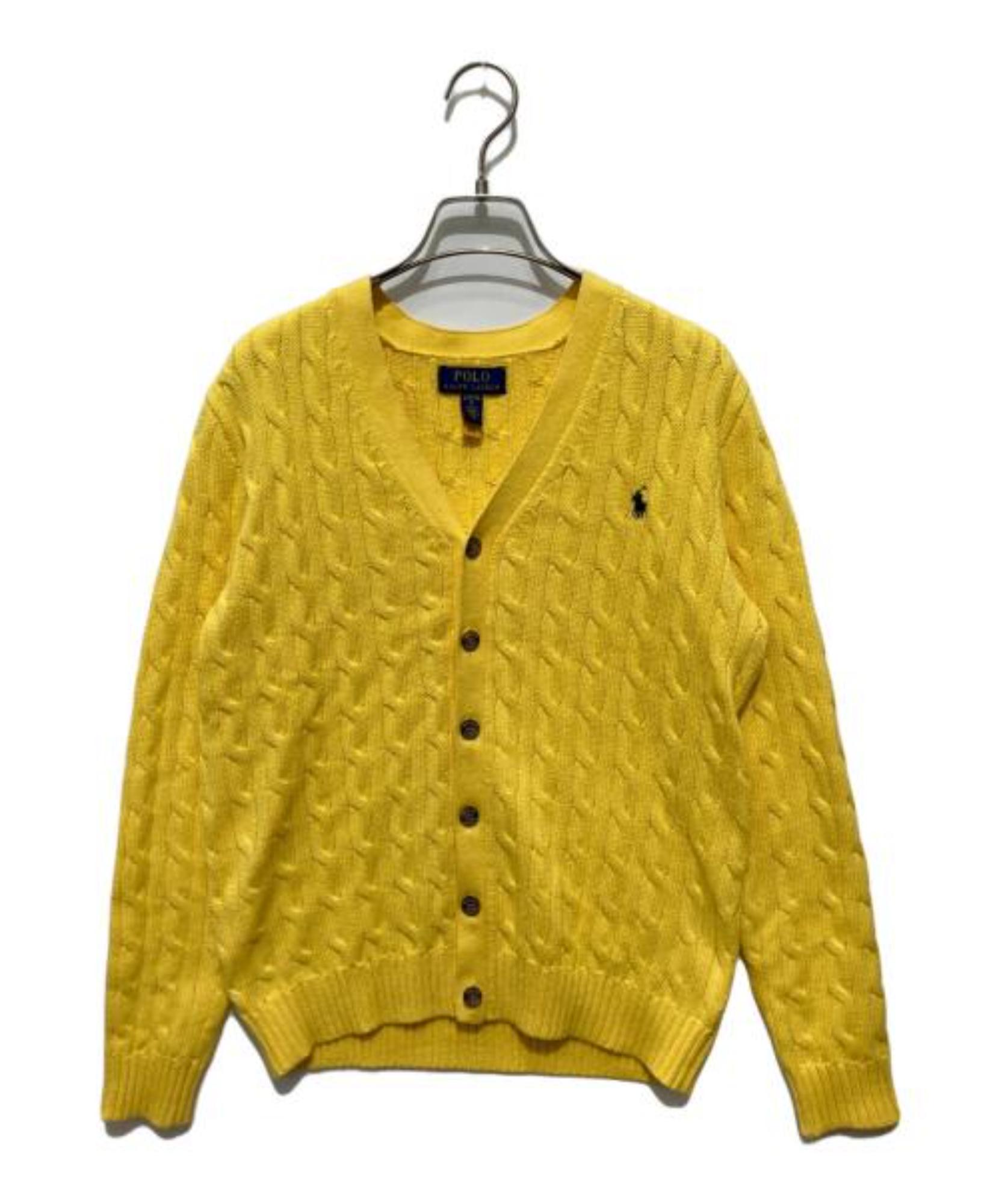 Ralph Lauren 高級ライン　カシミヤ　イエロー　カーディガン POLO RALPH LAUREN / ポロラルフローレン】春を呼び込む幸せのイエロー