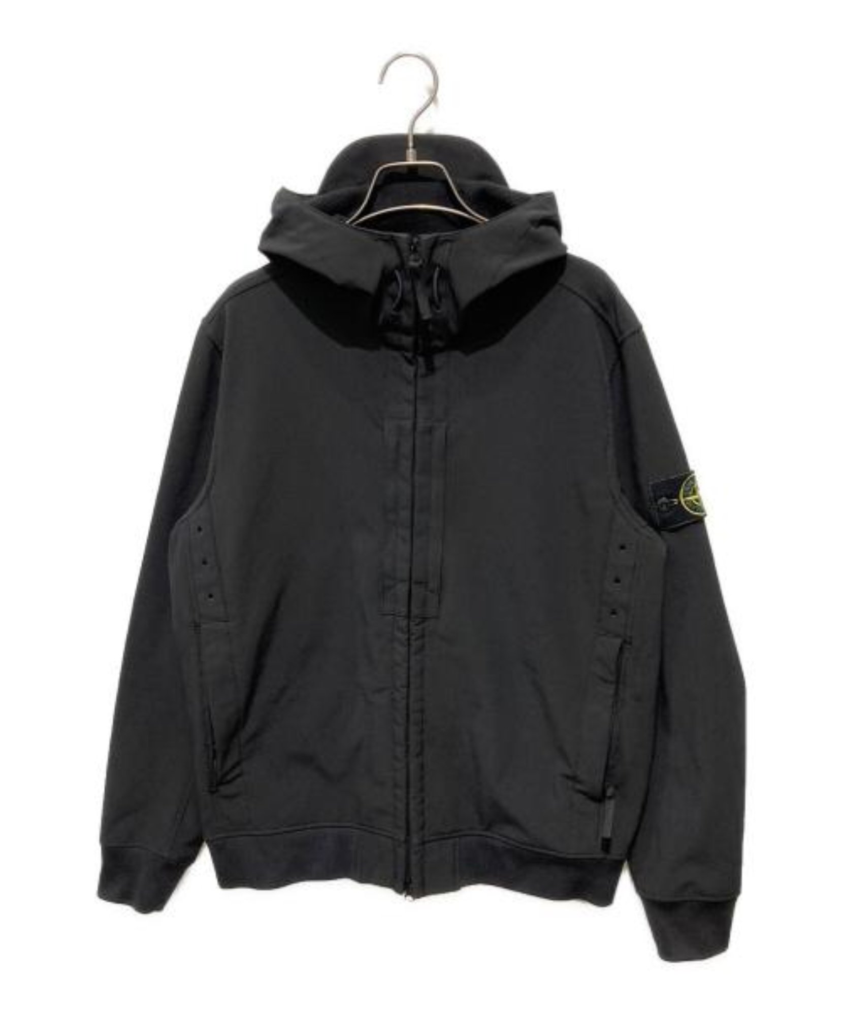 ストーンアイランド Soft Shell-R ソフトシェルジャケット 黒 L STONE ISLAND / ストーンアイランド】ソフトシェルジャケット|機能美と