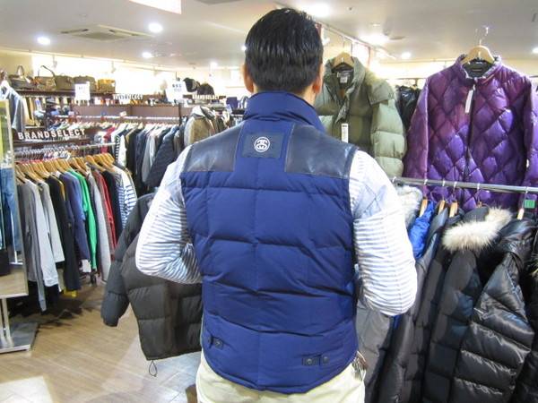 STUSSY×NEXUS7 WINDSTOPPER DOWN VEST