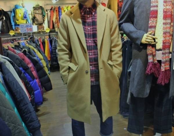 UNUSED(アンユーズド）の十八番、チェスターコートの今期モデル入荷