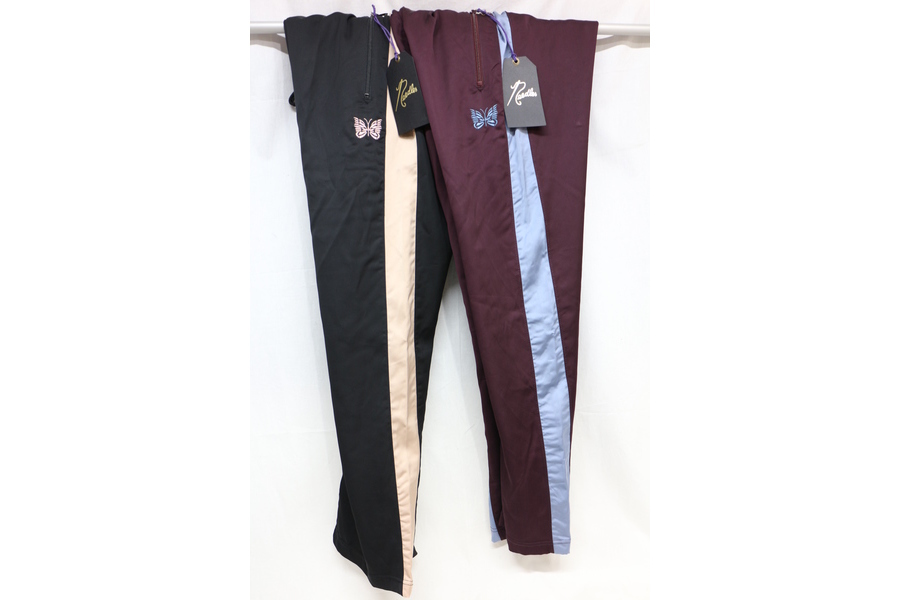 スウェットトレーナーサックスブルーボルドーneedles トラックパンツ