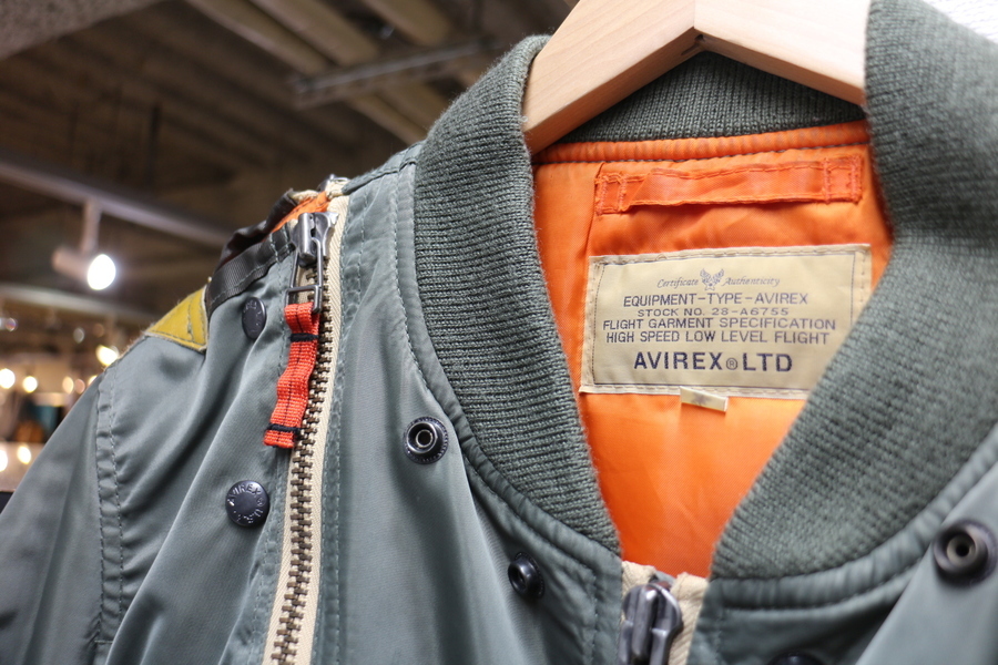 AVIREX(アヴィレックス)】REMODEL MA-1 JACKET 入荷しました