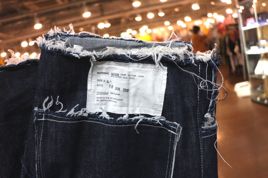 CAMIEL FORTGENS(カミエルフォートヘンス)】Cut Off Normal Denim 入荷
