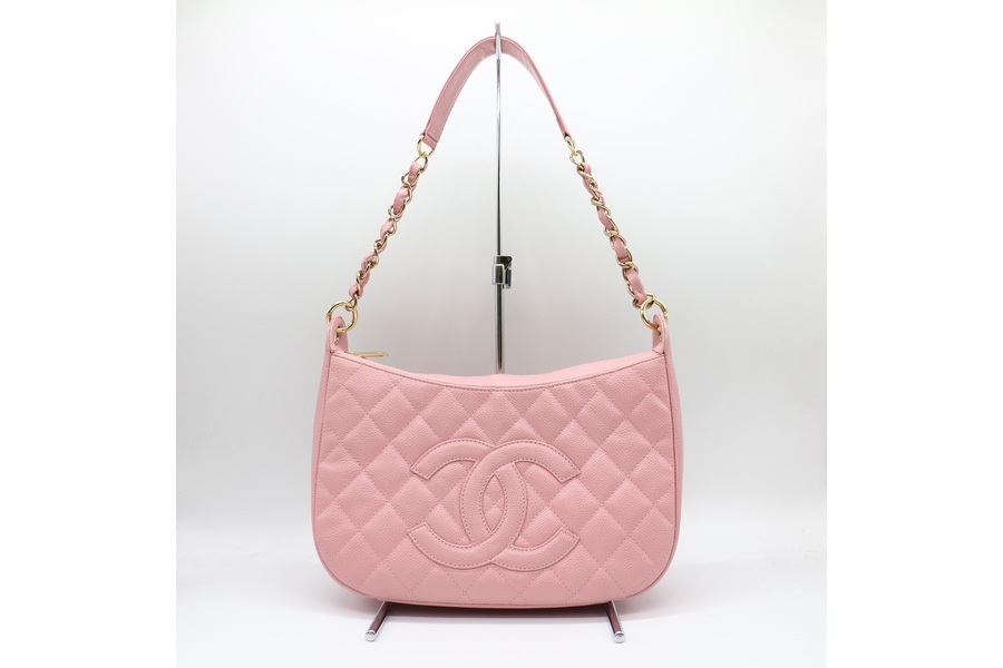 CHANEL(シャネル)】マトラッセワンショルダーバッグ キャビアスキン 