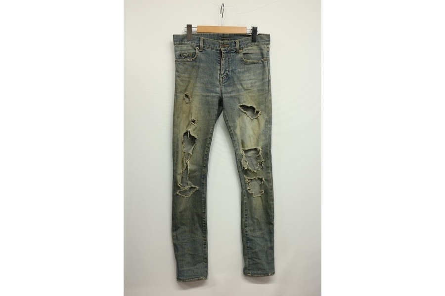 Saint Laurent Paris(サンローランパリ)】クラッシュデニムパンツ 入荷 
