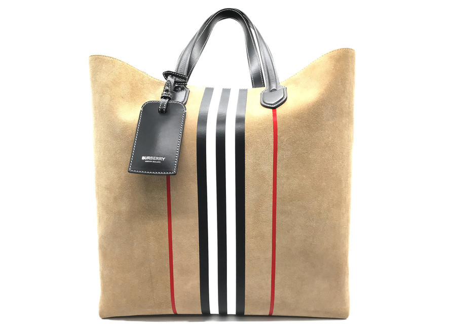 ラグジュアリーブランド【BURBERRY/バーバリー】よりスエードトート 