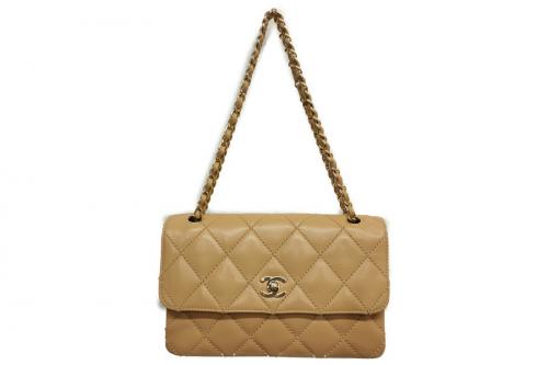 CHANEL(シャネル)】ワイルドステッチダブルチェーンショルダー CHANEL(シャネル)】ワイルドステッチダブルチェーンショルダー