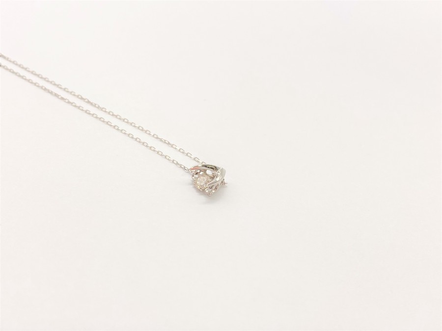 「レアアイテムのPt850×Pt900 Diamonds Necklace 」
