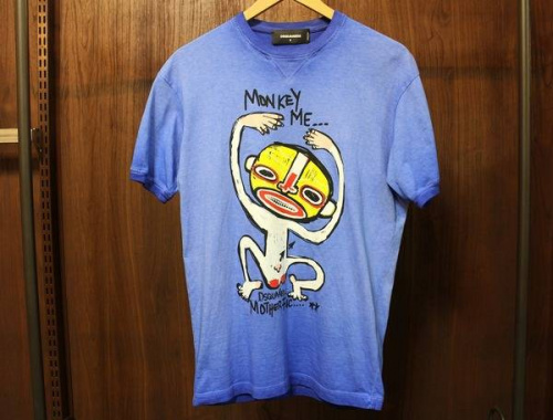 ディースクエアードのプリントTシャツ