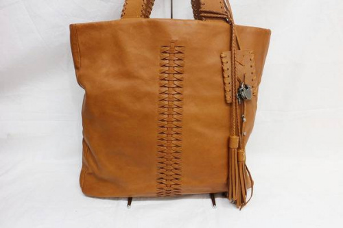 フリンジレザートートバッグの中古