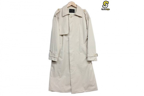 トレンチコートのデニムジャケット