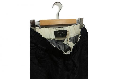 821019のコットンリネンデニムパンツ